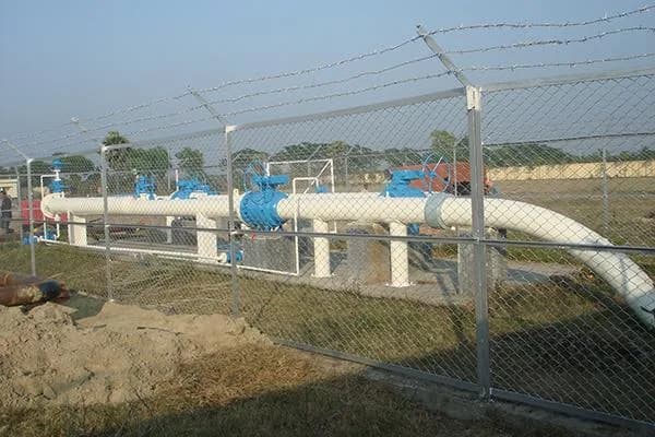 Gas valve station