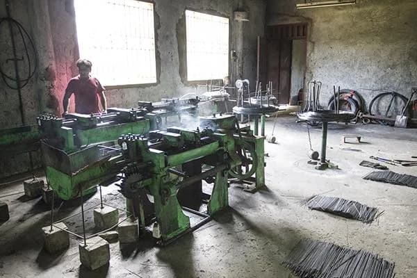 Pin-making machine at Glory Engineering