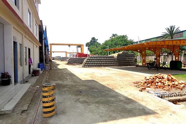 Curing yard at Glory Poles